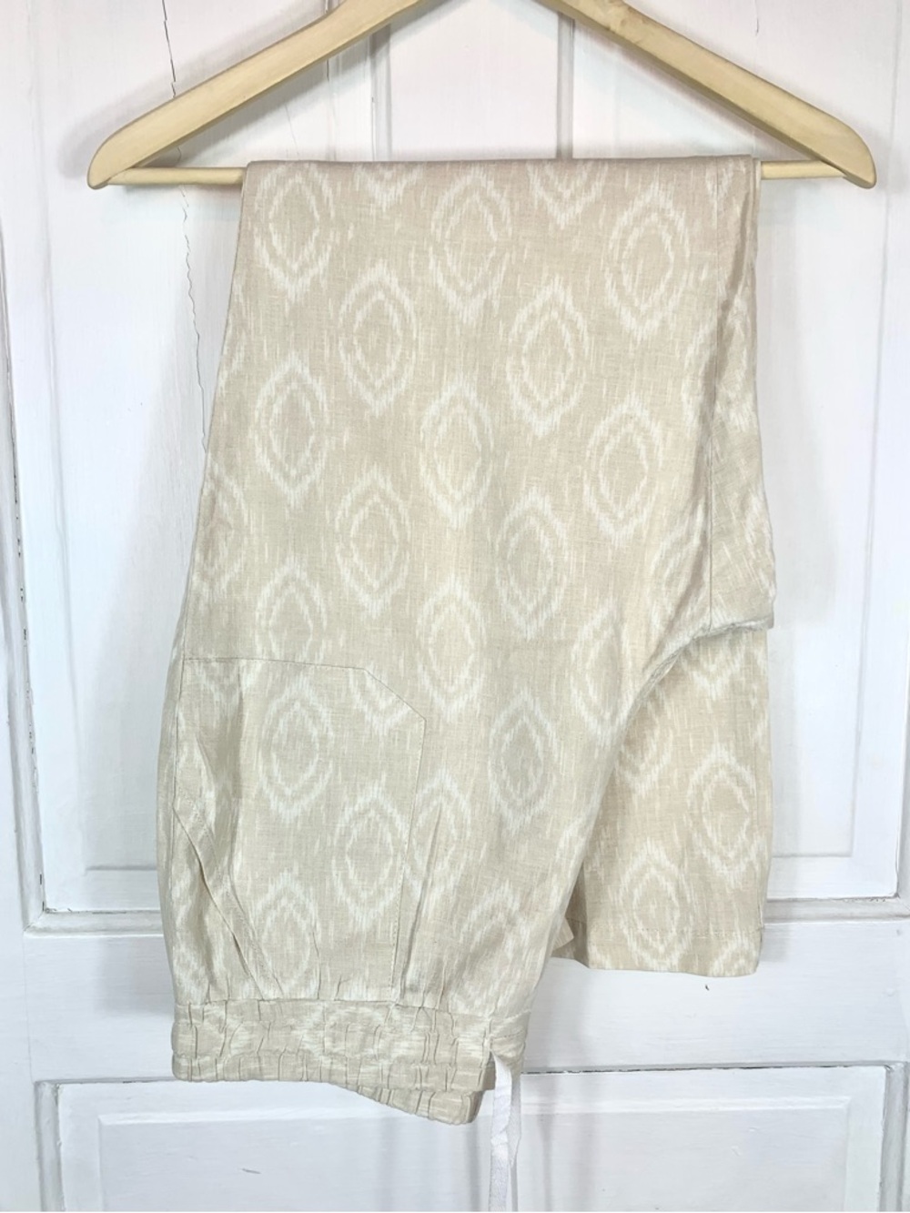 C est. 1946 Linen & Rayon Wide-Leg Drawstring Lightweight Pants w/ Pockets